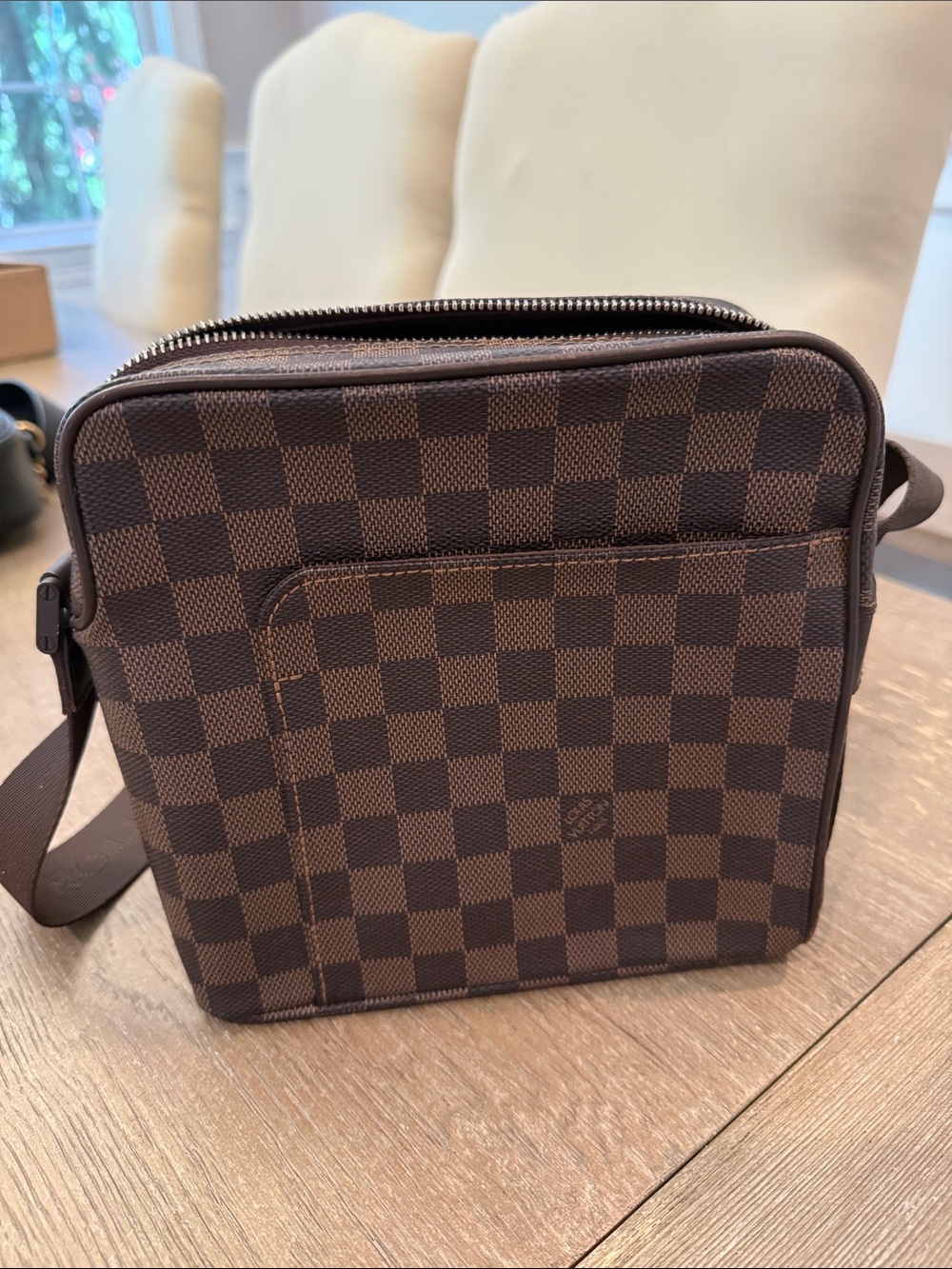 Louis Vuitton Brown Damier Crossbody Shoulder Bag